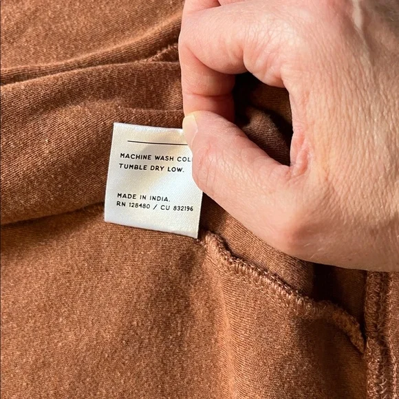 Pact 100% Organic Cotton Brown Cardigan Size XS - Picture 9 of 10